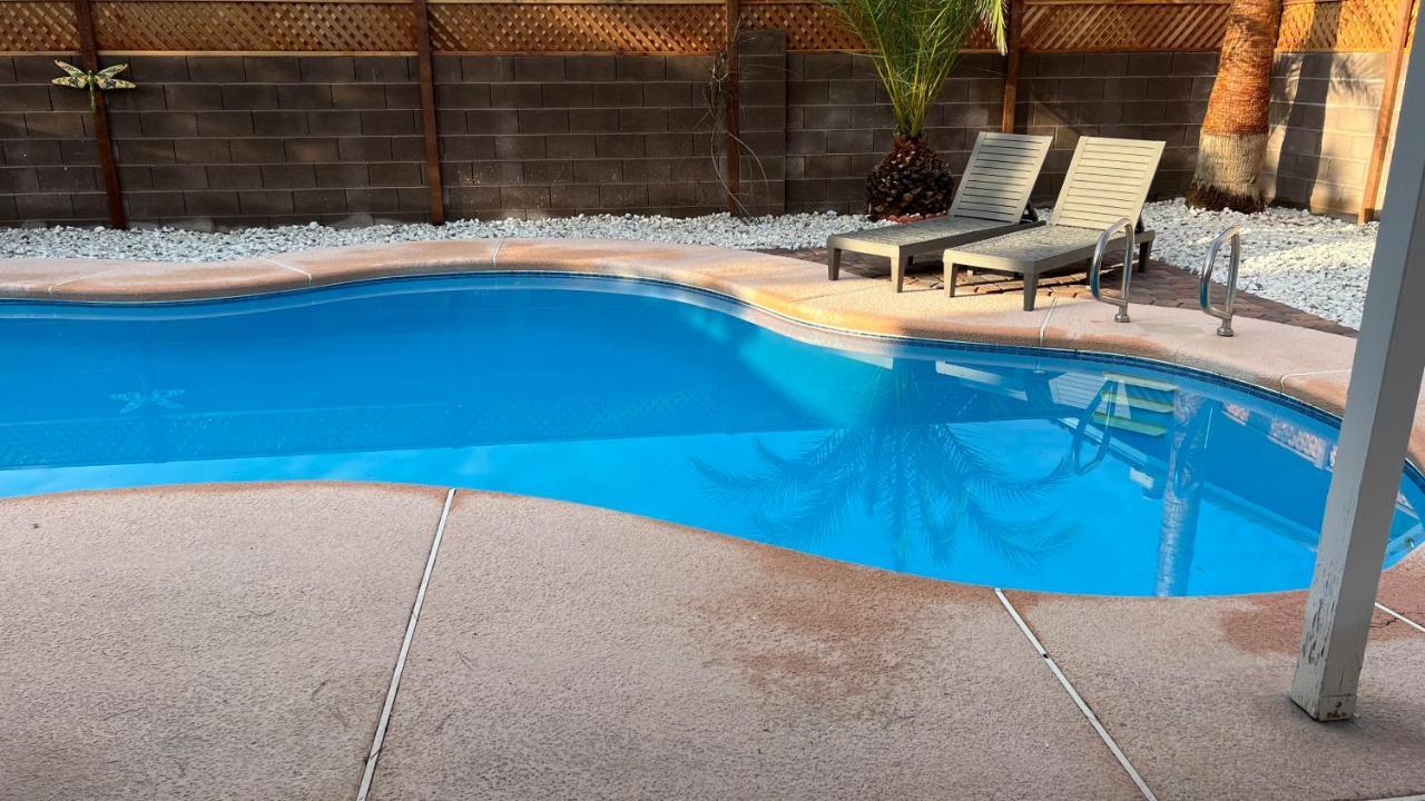 ラスベガス Large Pool & Patio Cozy Single Story Family Houseヴィラ エクステリア 写真